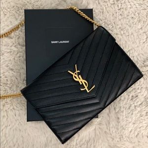 YSL Monogram Chain Wallet